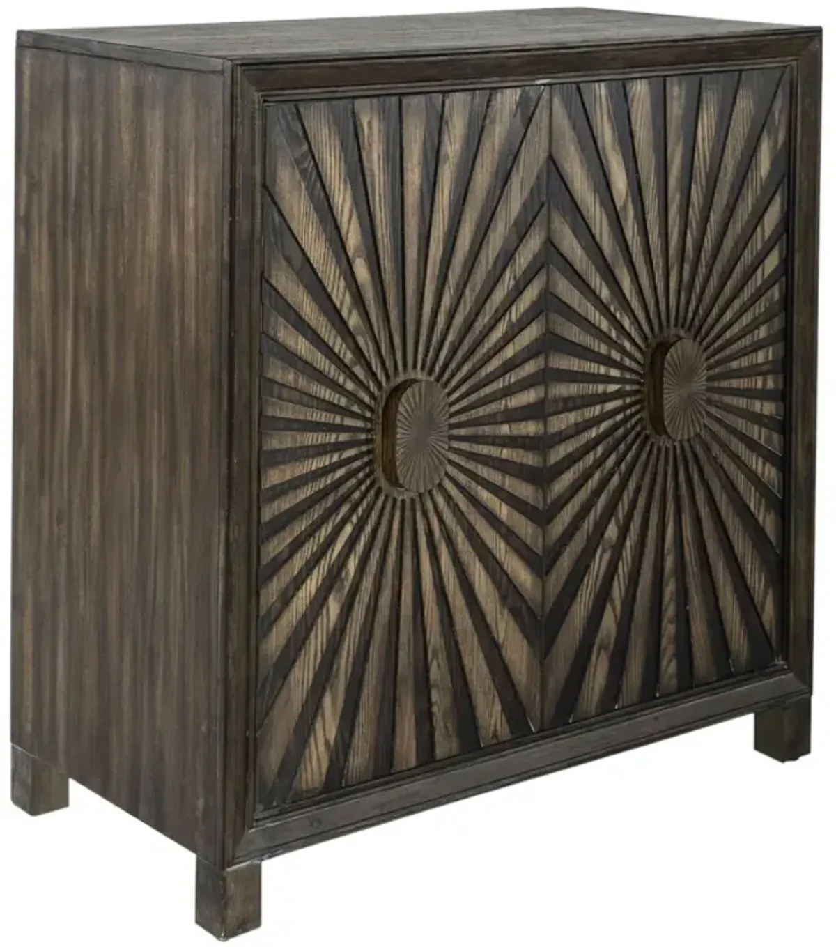 Liberty Furniture Chaucer Aged Whiskey Wine Cabinet