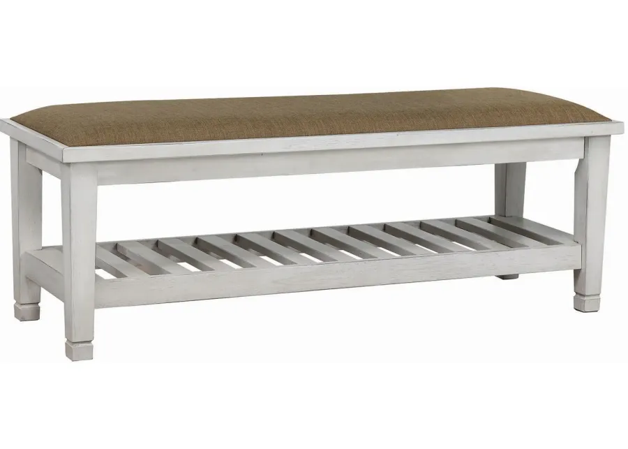 Coaster® Franco Antique White Bench