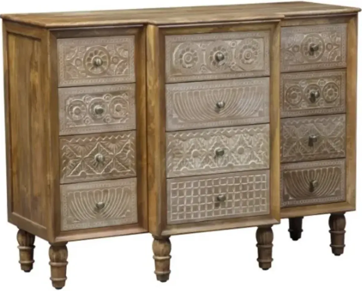 Liberty Furniture Montrose Weathered Honey Accent Cabinet