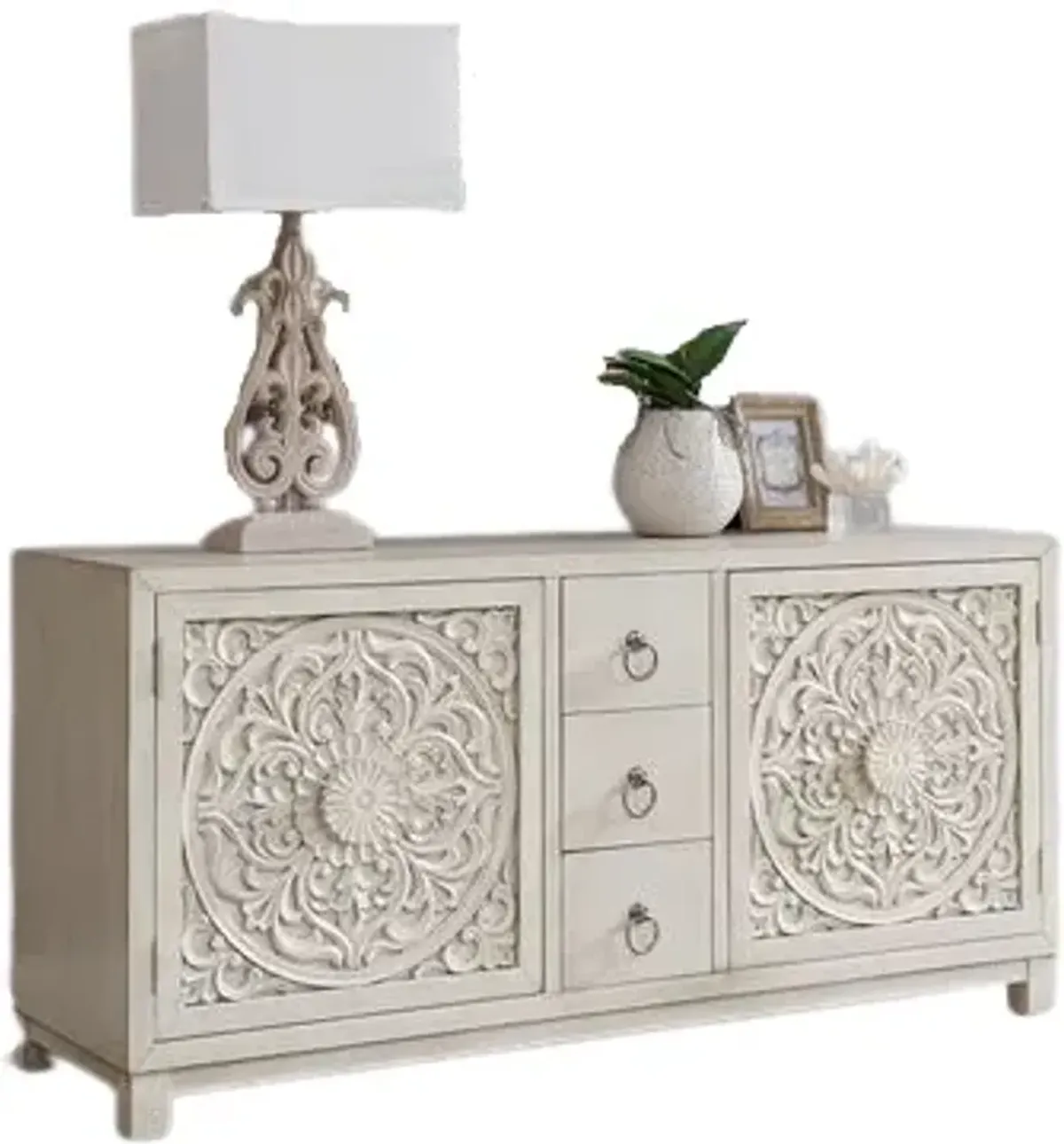 Liberty Furniture Sundance Antique Linen Accent Cabinet