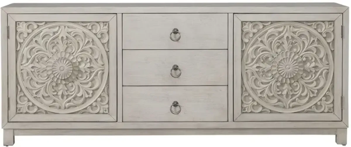 Liberty Furniture Sundance Antique Linen Accent Cabinet