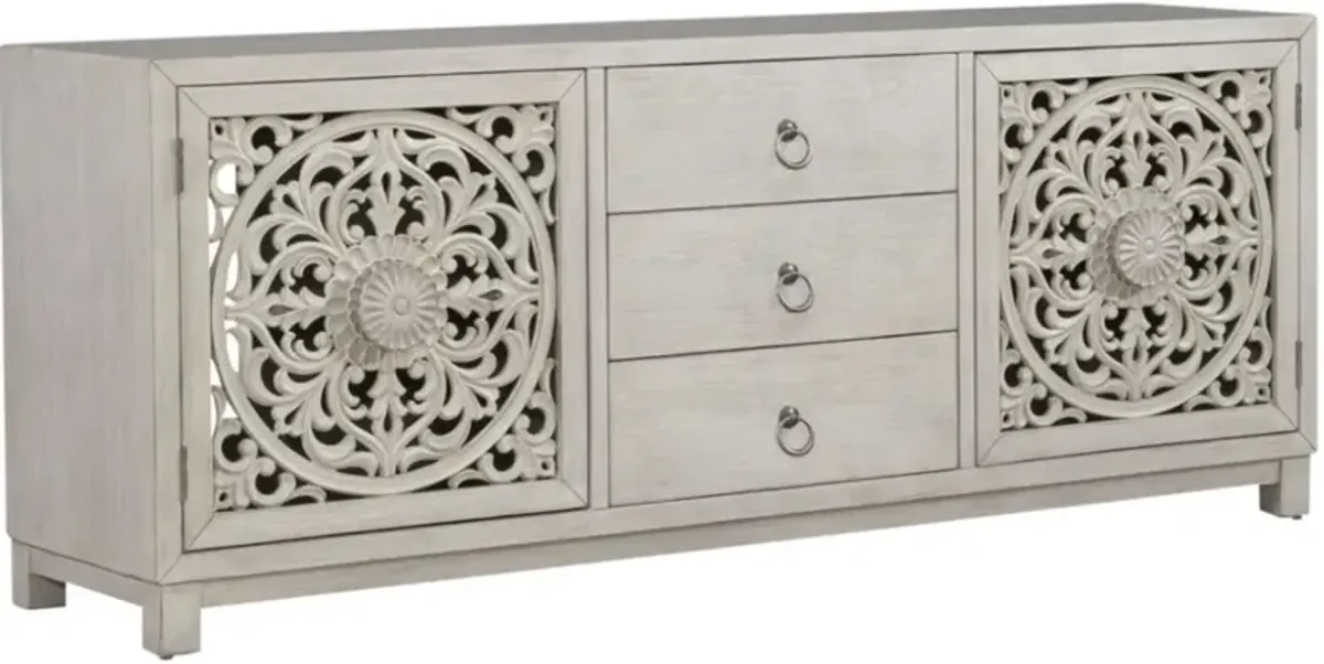 Liberty Furniture Sundance Antique Linen Accent Cabinet