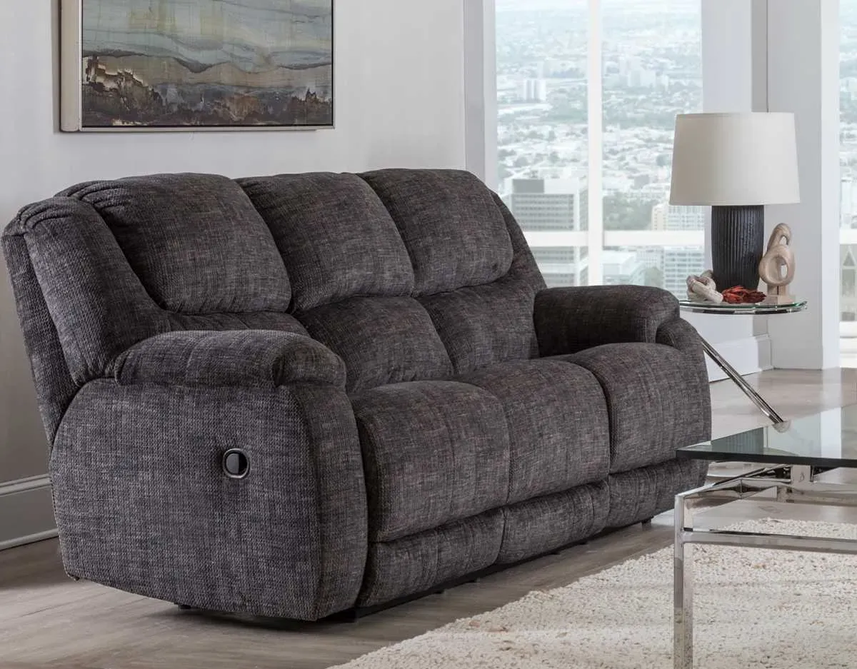 Homestretch Apache Chocolate Reclining Sofa