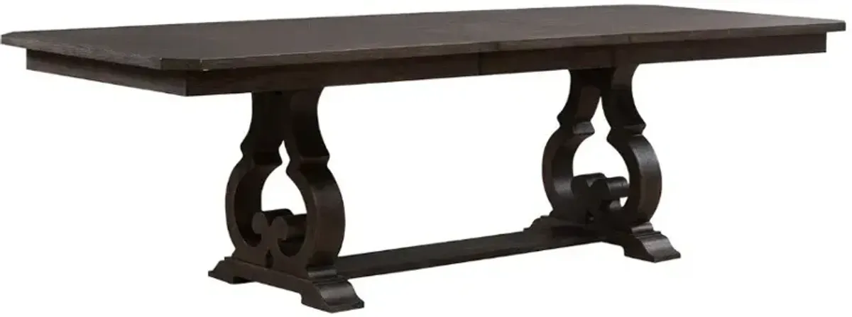 Liberty Furniture Grant Park Cappuccino Trestle Dining Table