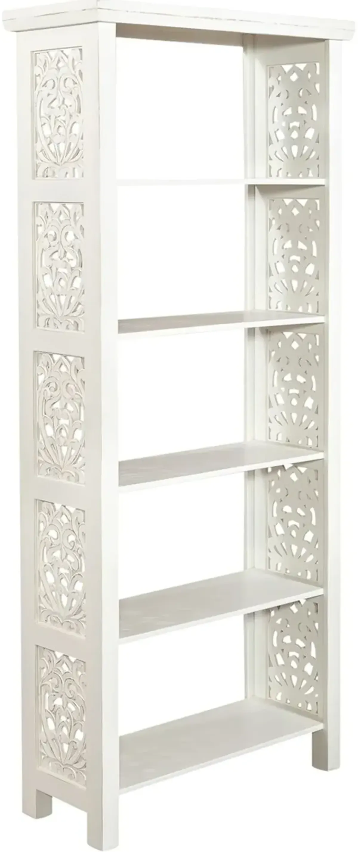 Liberty Furniture Trellis Lane Weathered White Accent Bookcase