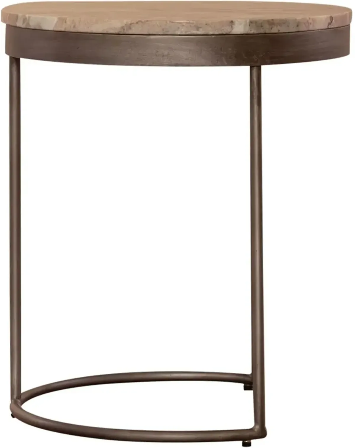 Liberty Furniture Greystone Nesting Tables with Eclipse Iron Base