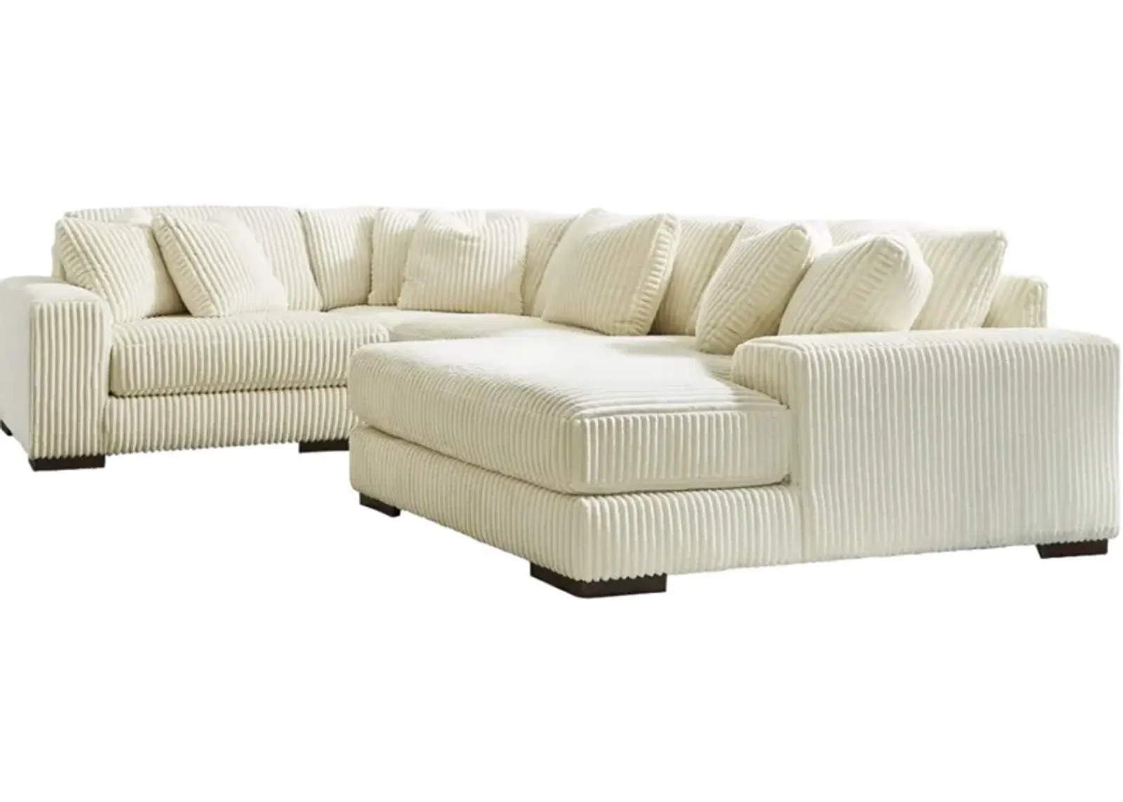 Signature Design by Ashley® Lindyn 4-Piece Ivory Sectional