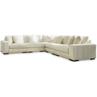Signature Design by Ashley® Lindyn 5-Piece Ivory Sectional