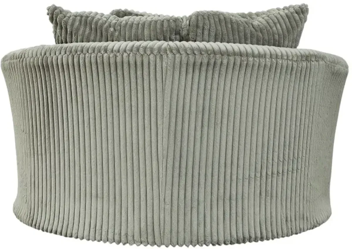 Signature Design by Ashley® Lindyn Fog Swivel Accent Chair