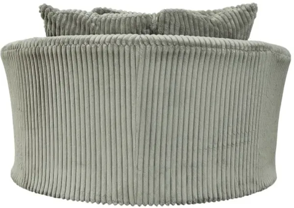 Signature Design by Ashley® Lindyn Fog Swivel Accent Chair