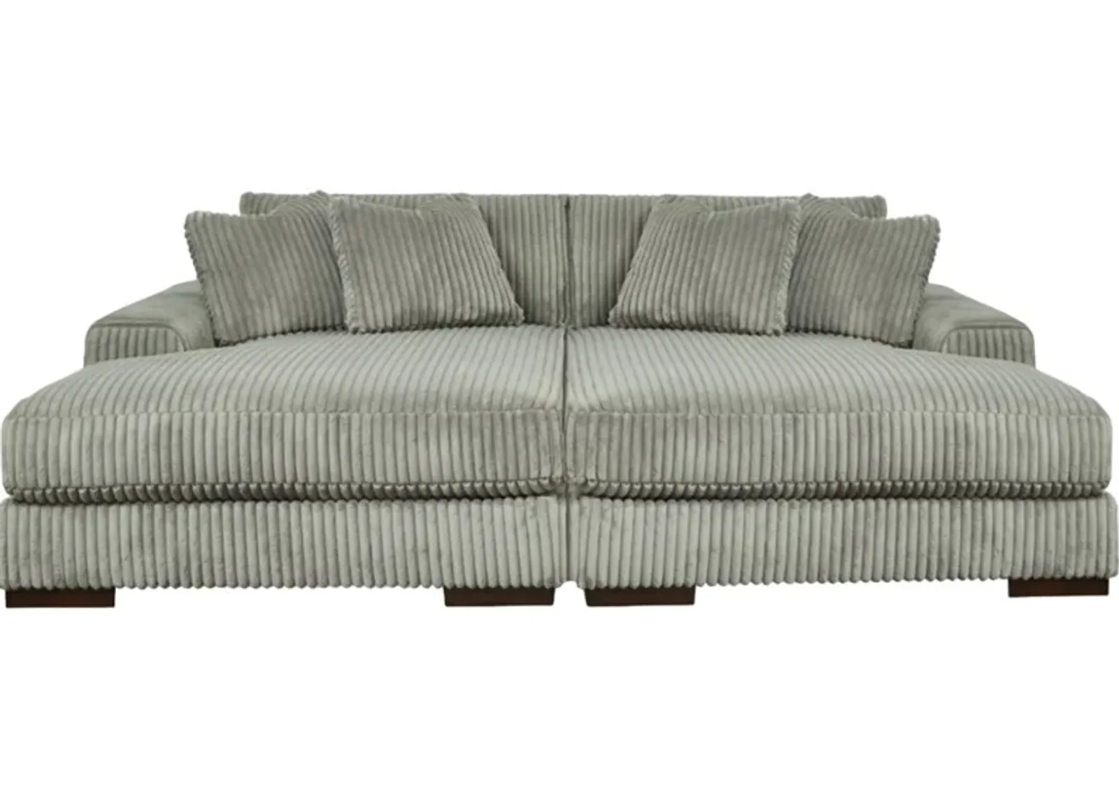 Signature Design by Ashley® Lindyn 2-Piece Fog Super Chaise Set