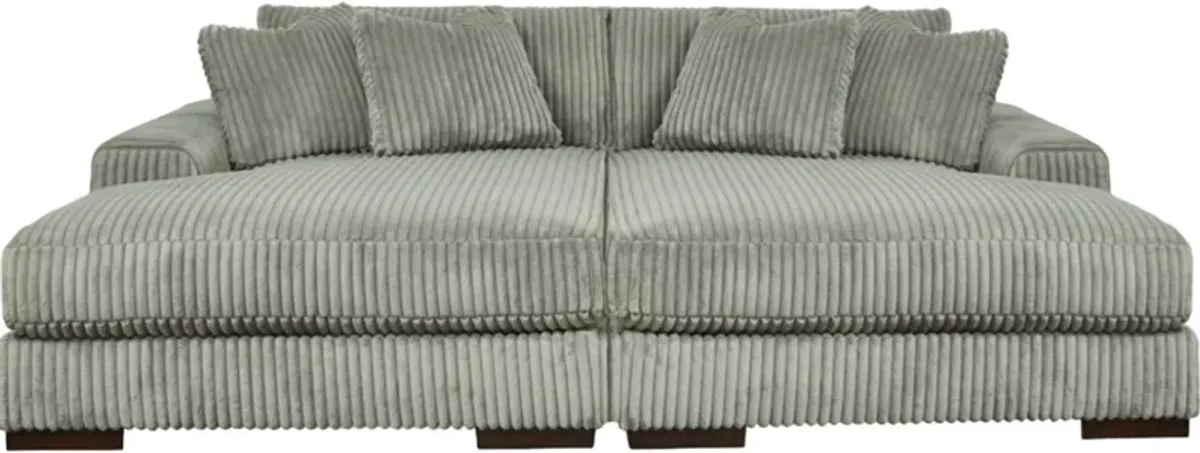 Signature Design by Ashley® Lindyn 2-Piece Fog Super Chaise Set