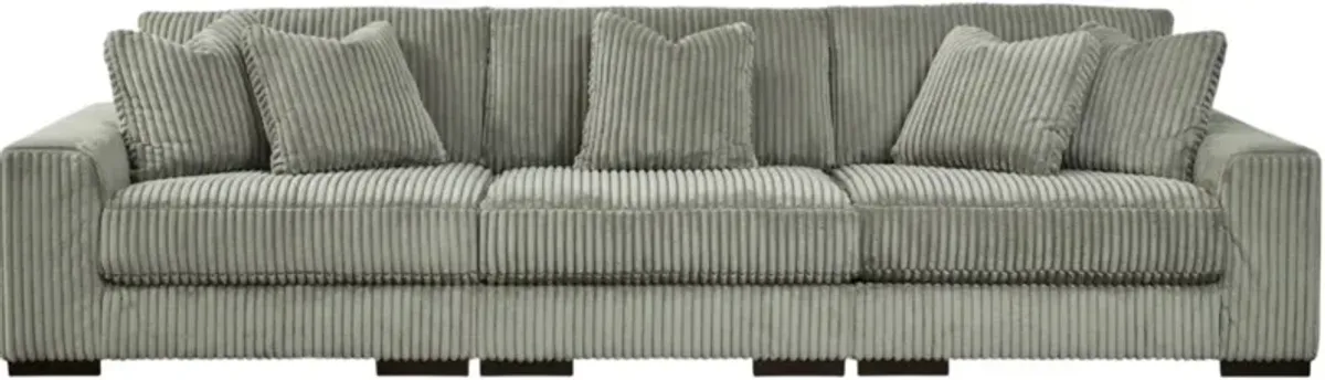 Signature Design by Ashley® Lindyn 3-Piece Fog Small Spaced Sectional