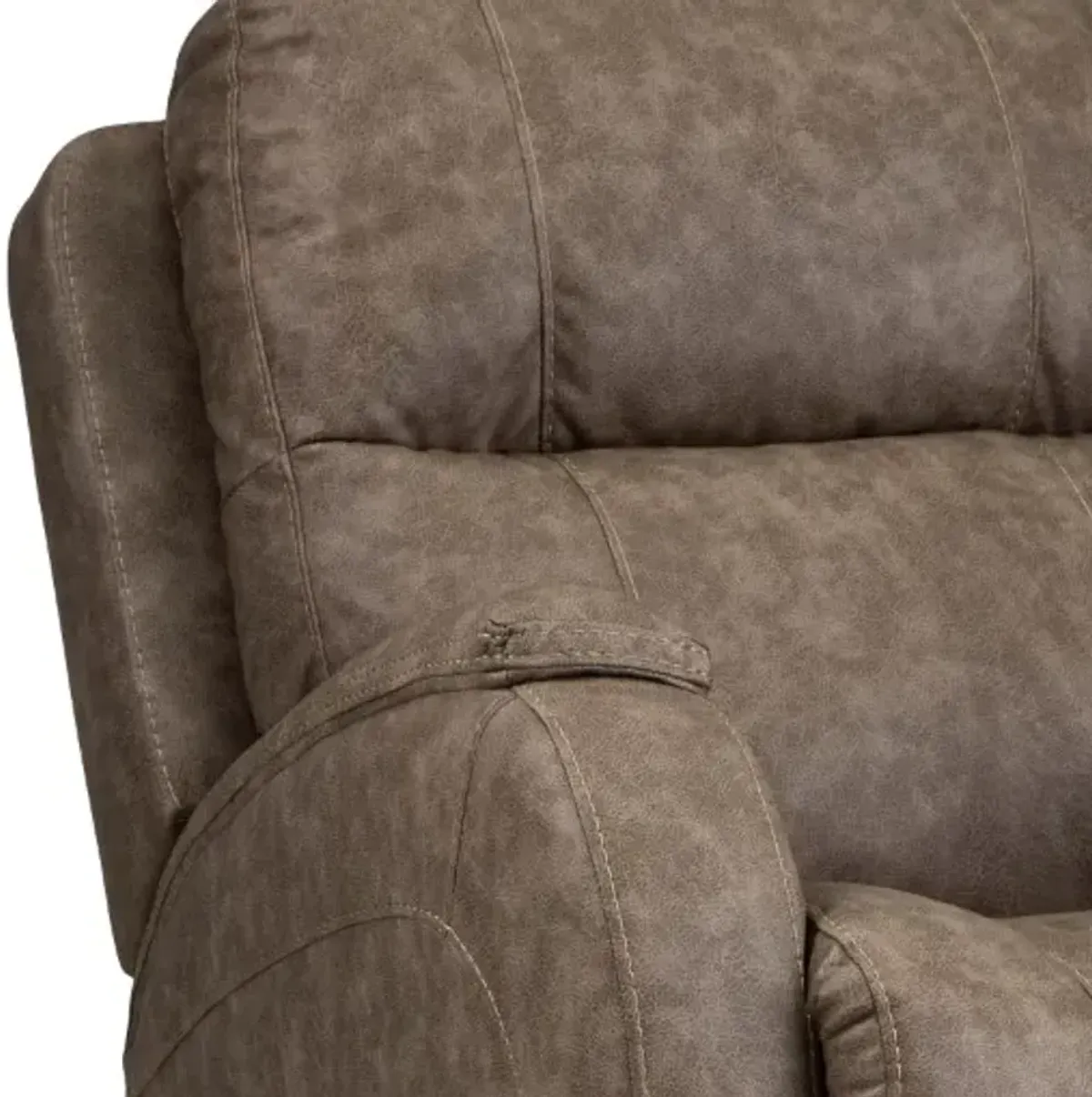 HomeStretch Zena Brown Swivel Glider Recliner