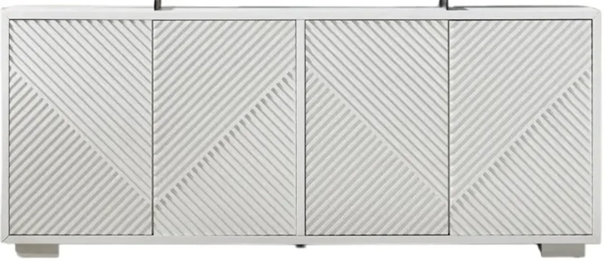 Liberty Furniture Easton Chalky White 82" TV Console