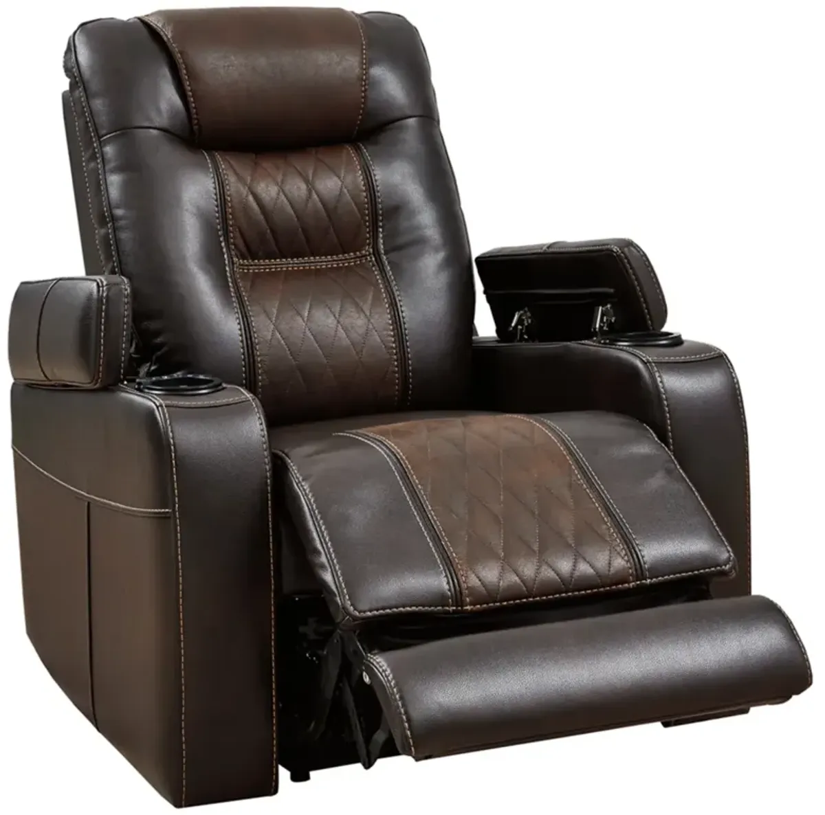 Signature Design by Ashley® Composer Brown Power Recliner with Adjustable Headrest