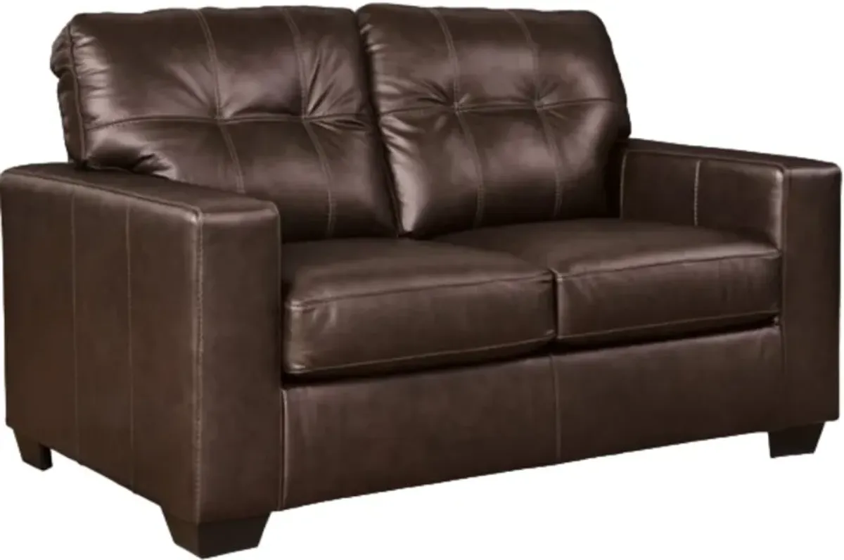 Signature Design by Ashley® Santorine Dark Brown Loveseat