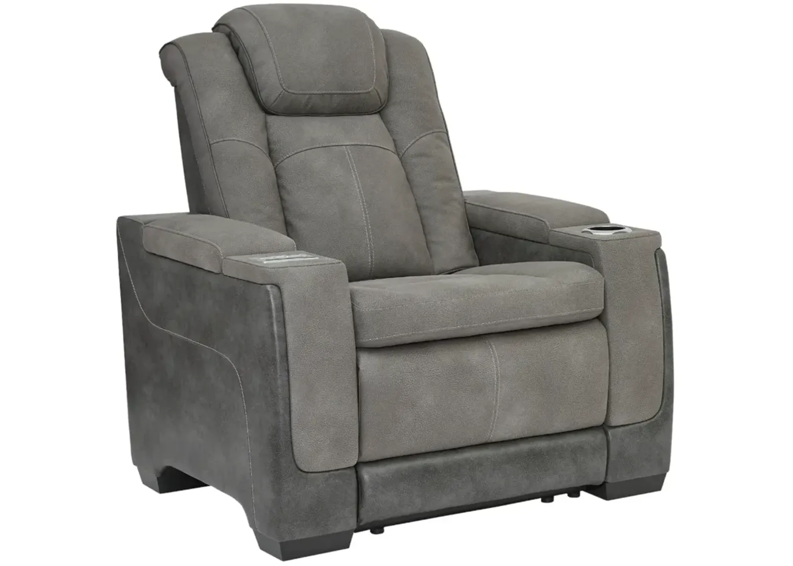 Signature Design by Ashley® Next-Gen DuraPella Slate 39" Power Recliner