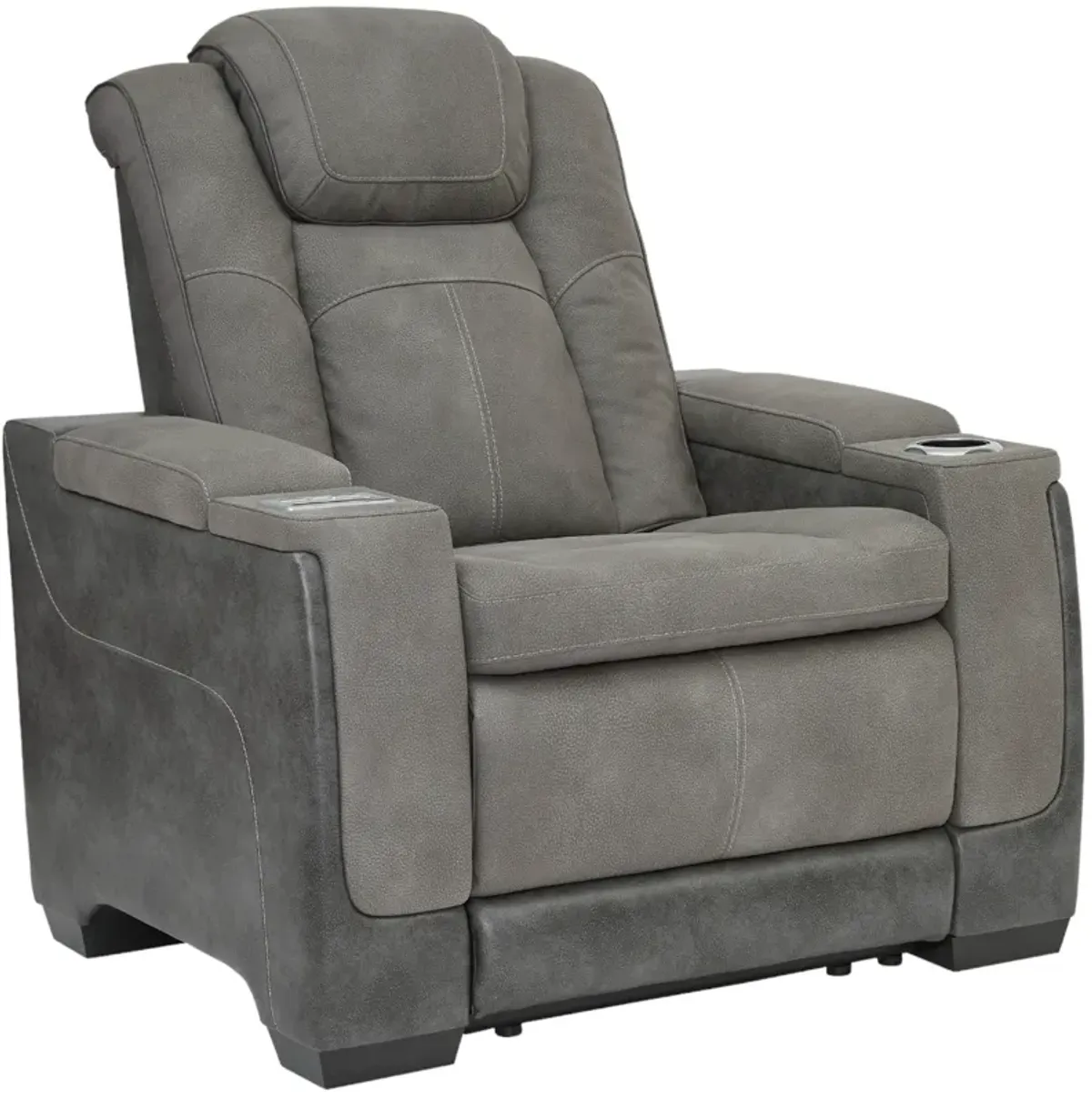 Signature Design by Ashley® Next-Gen DuraPella Slate 39" Power Recliner