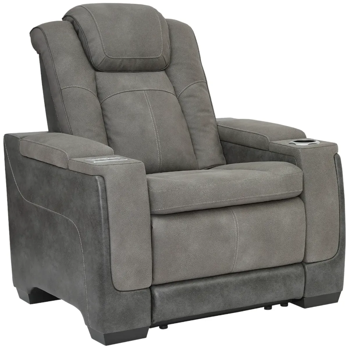 Signature Design by Ashley® Next-Gen DuraPella Slate 39" Power Recliner