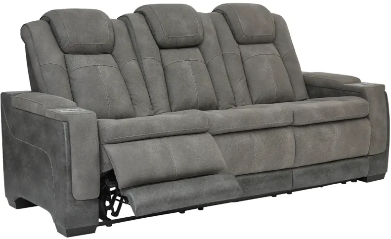 Signature Design by Ashley® Next-Gen DuraPella Two-tone Slate Power Reclining Sofa