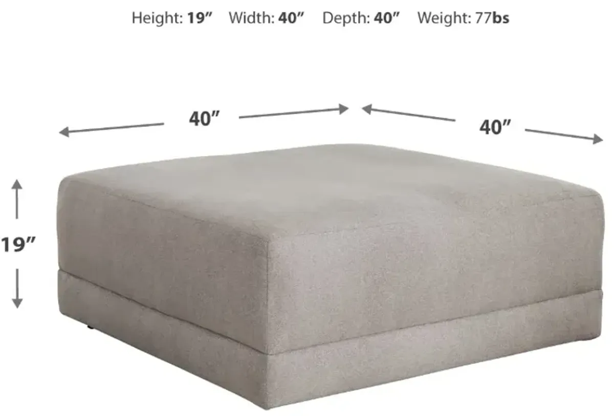 Benchcraft® Katany Shadow Oversized Accent Ottoman