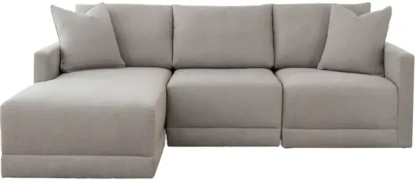 Benchcraft® Katany 3-Piece Shadow Left Arm Facing Chaise Sectional