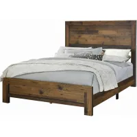Coaster® Sidney Rustic Pine Twin Panel Bed