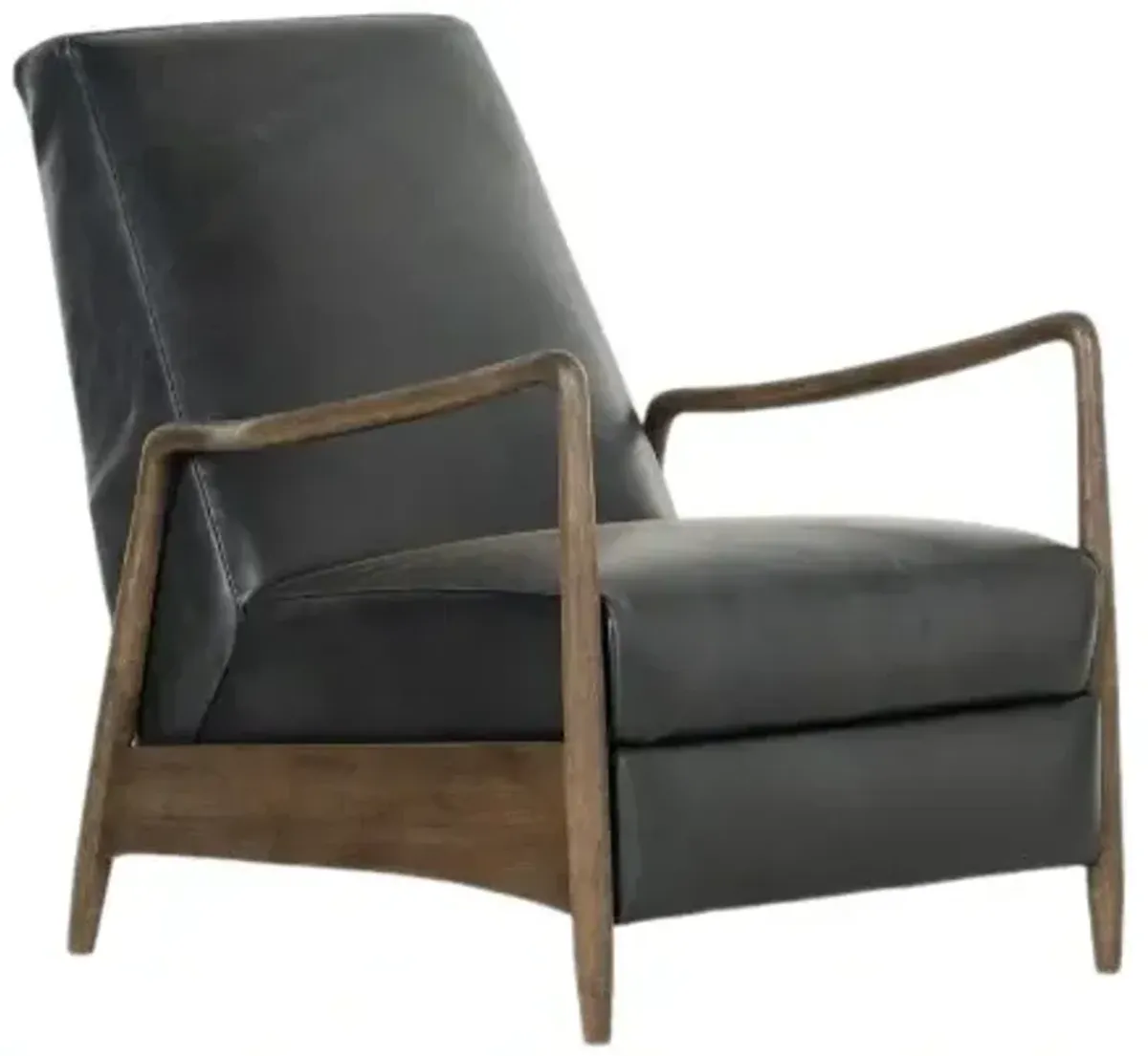 Four Hands Braden Dakota Black Manual Recliner 