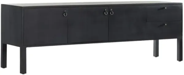 Four Hands Isador Black Wash Media Console