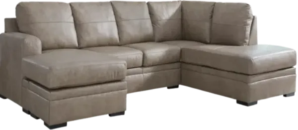 Signature Design by Ashley® Amuleto Desert 2-Piece Left Arm Facing Chaise Sectional