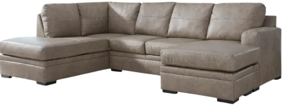 Signature Design by Ashley® Amuleto 2-Piece Desert Right Arm Facing Sectional 