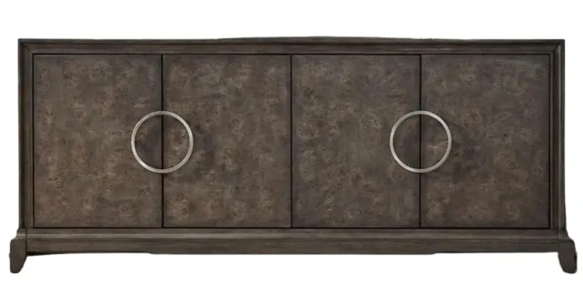 Liberty Furniture Lexington Park Chai Spice 4-Door Accent Cabinet