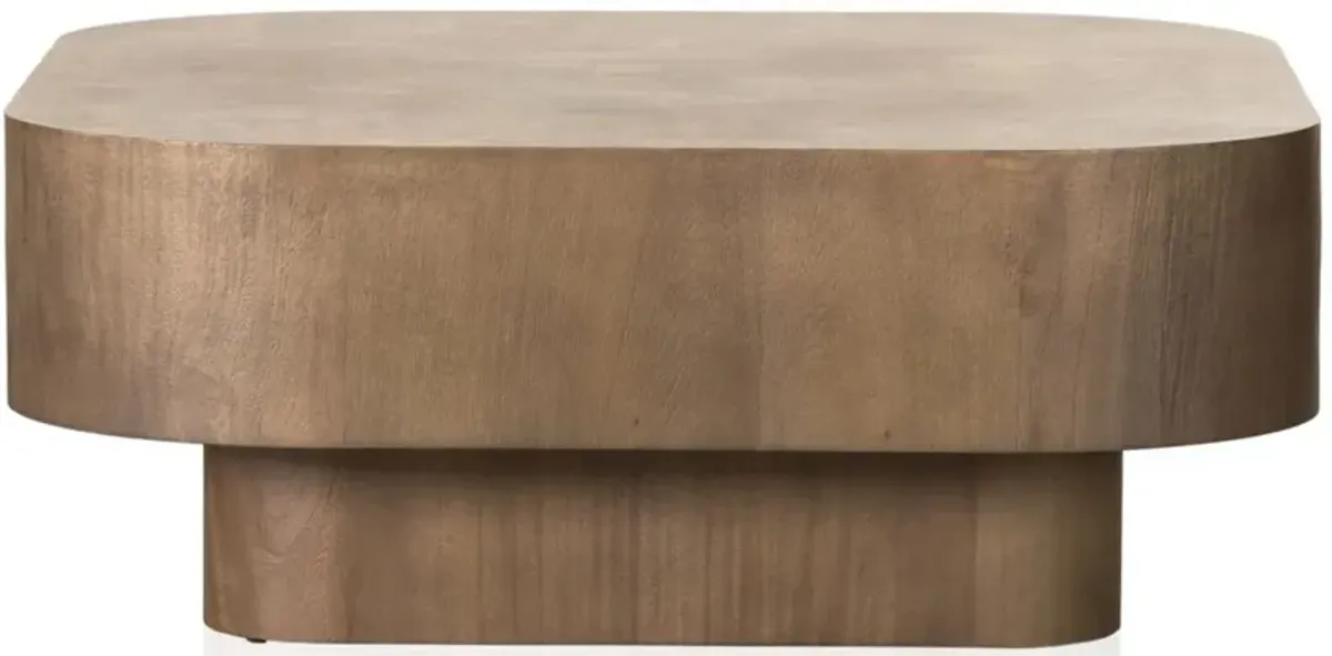 Four Hands Blanco Warm Umber Burl Coffee Table