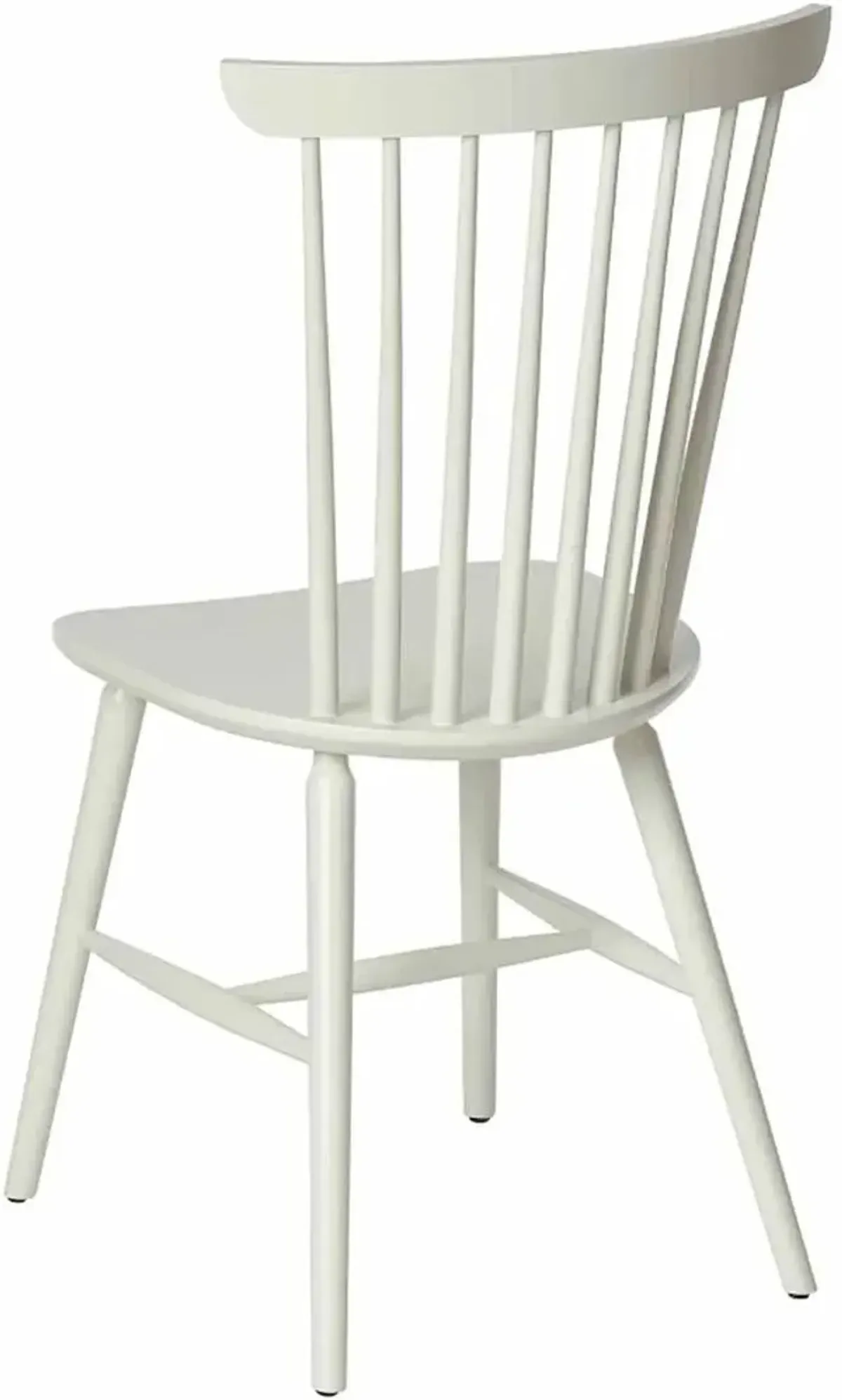 Liberty Furniture Capeside Cottage Porcelain White Spindle Back Side Chair
