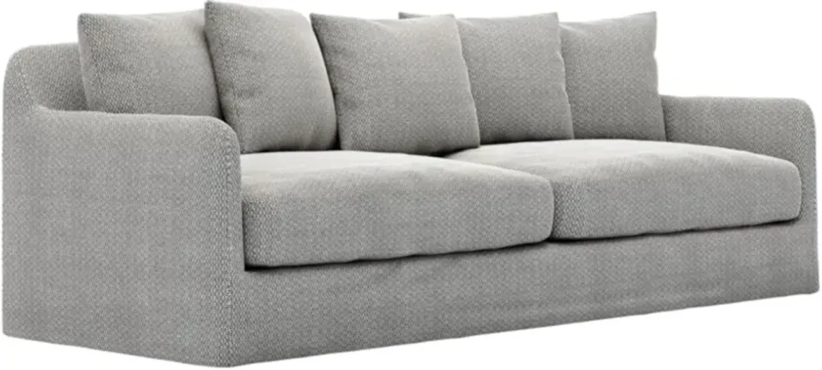 Four Hands Dade Faye Ash Fabric Outdoor Sofa