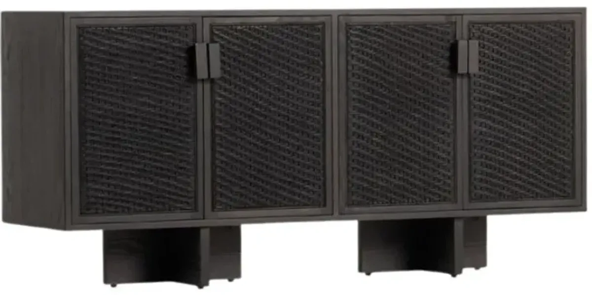 Four Hands Levon Black Sideboard 