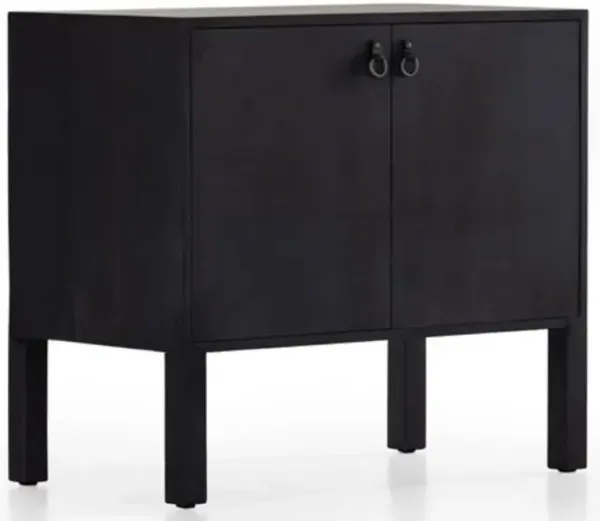 Four Hands Isador Black  Bar Cabinet