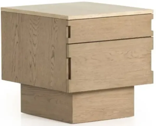 Four Hands Jaylen Yucca Oak Nightstand