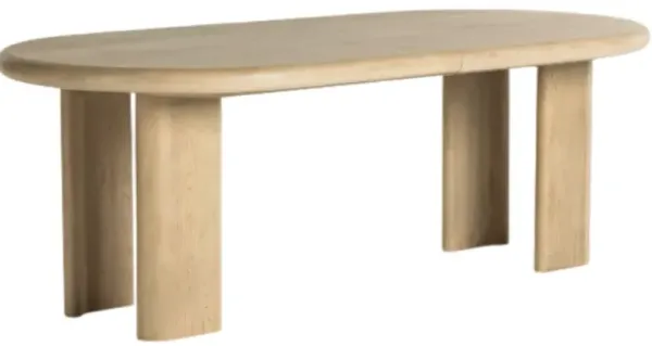 Four Hands Jaylen Light Oak Veneer Extension Dining Table