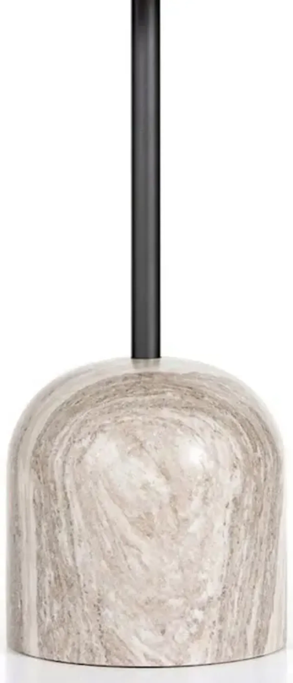 Four Hands Fay Brown Bar Table with Black and White Base 
