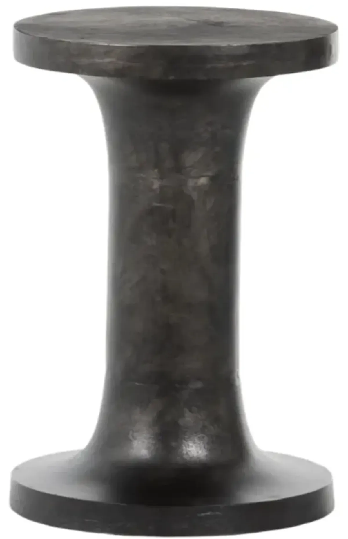 Four Hands Gino Raw Black End Table