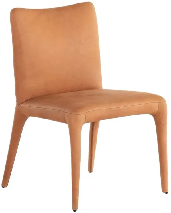 Four Hands Monza Heritage Camel Leather Dining Chair