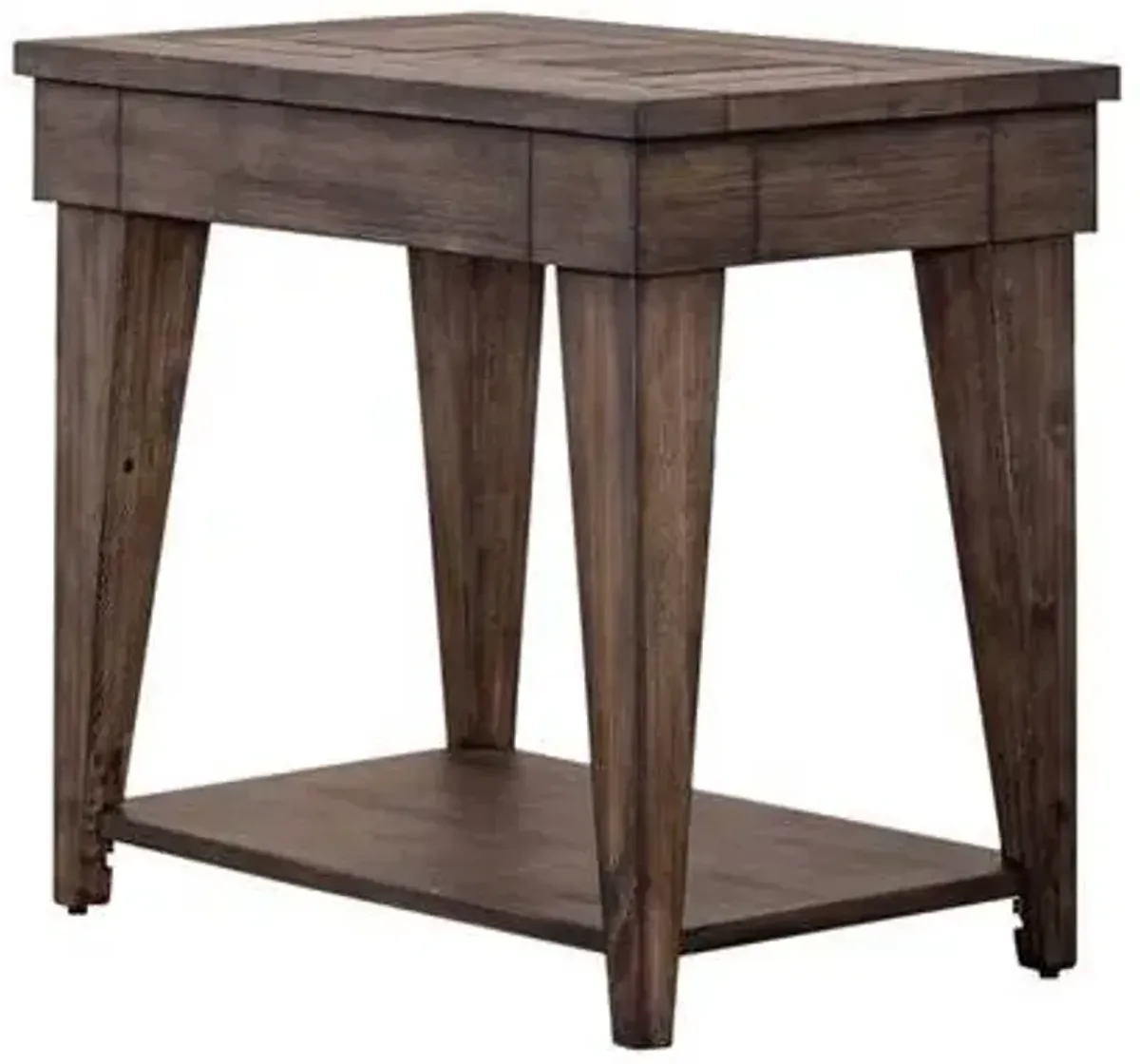 Liberty Furniture Arrowcreek Weathered Stone Chair Side Table