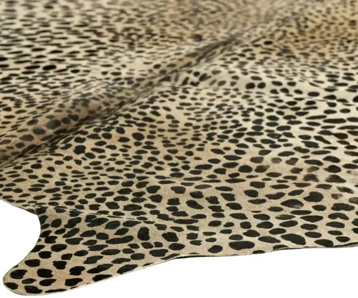 Four Hands Leopard Print 5'x7' Area Rug 