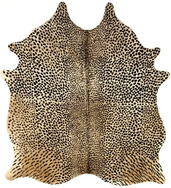 Four Hands Leopard Print 5'x7' Area Rug 