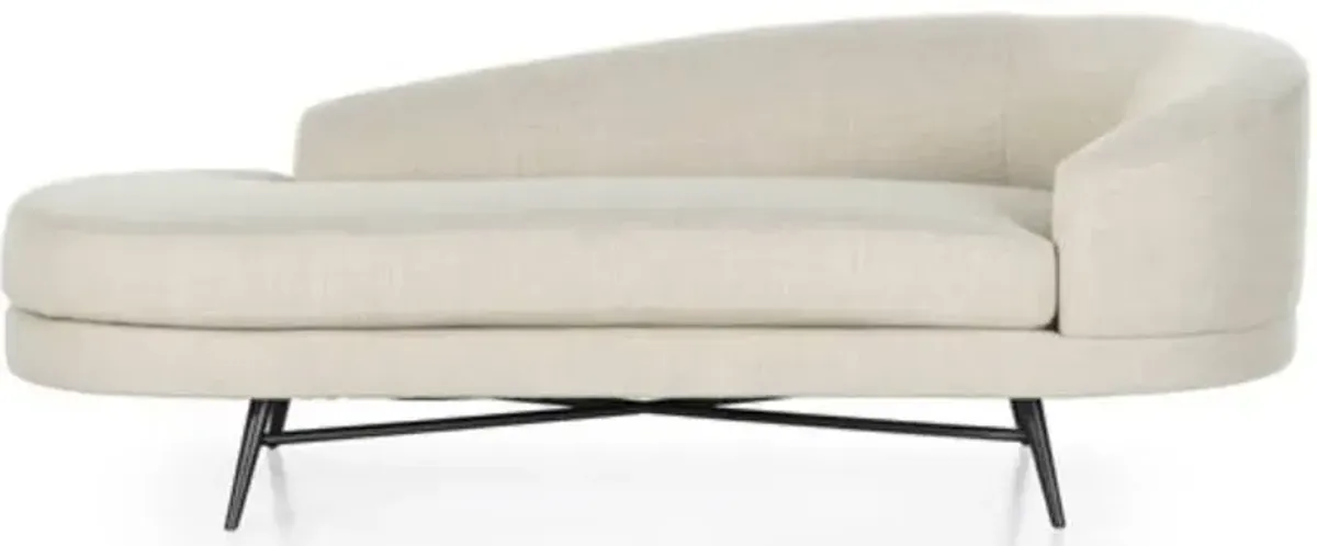 Four Hands Carmela Irving Taupe Chaise