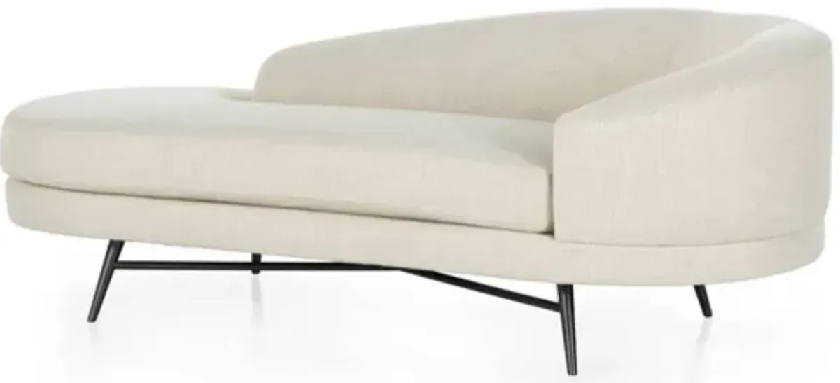 Four Hands Carmela Irving Taupe Chaise