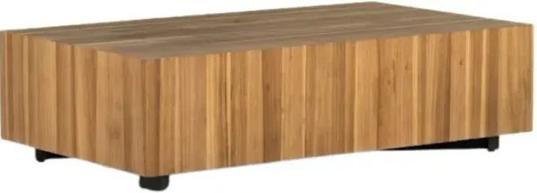 Four Hands Hudson Natural Rectangle Coffee Table
