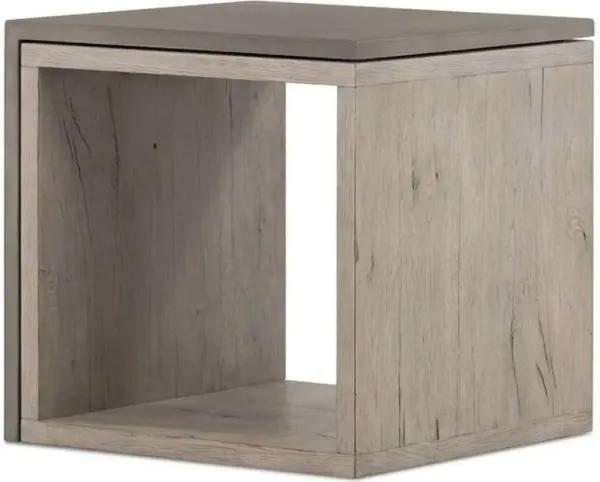 Four Hands Faro Dark Grey End Table